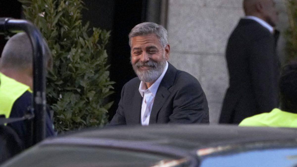 Geaorge Clooney colapsa el centro de Madrid por la grabación de un anuncio en plena calle Geaorge Clooney colapsa el centro de Madrid por la grabación de un anuncio en plena calle