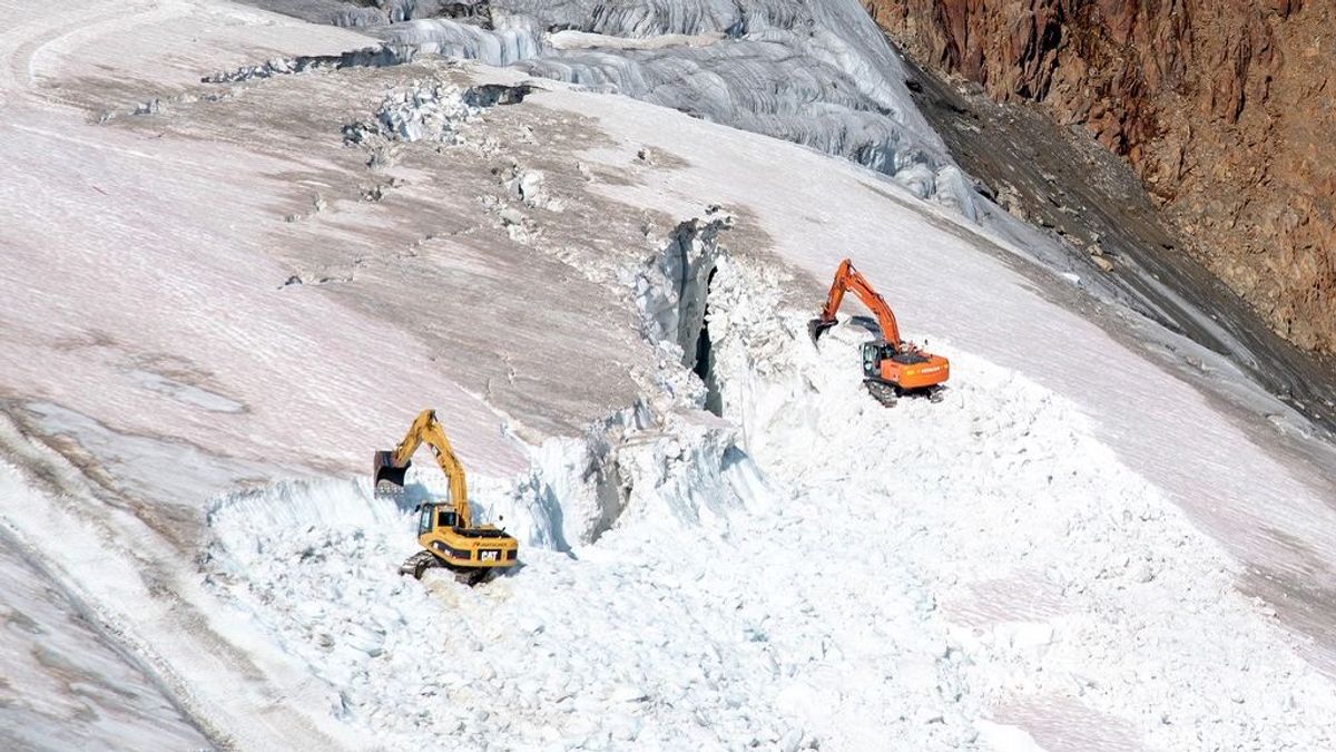 Se nos va de las manos: destruyen un glaciar para crear una estación de esquí