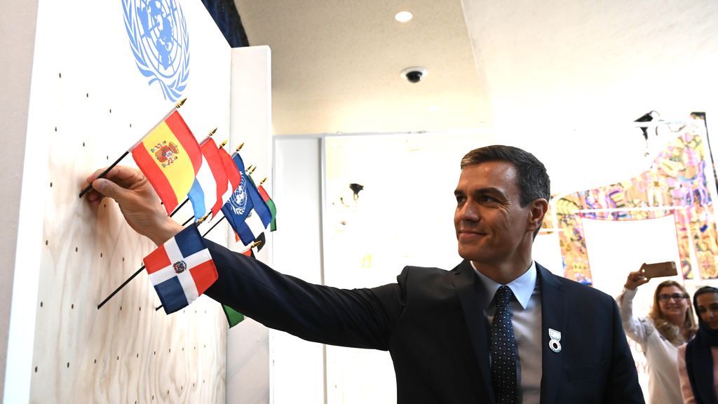 Sánchez celebra ante Naciones Unidas la exhumación de Franco Sánchez celebra ante Naciones Unidas la exhumación de Franco