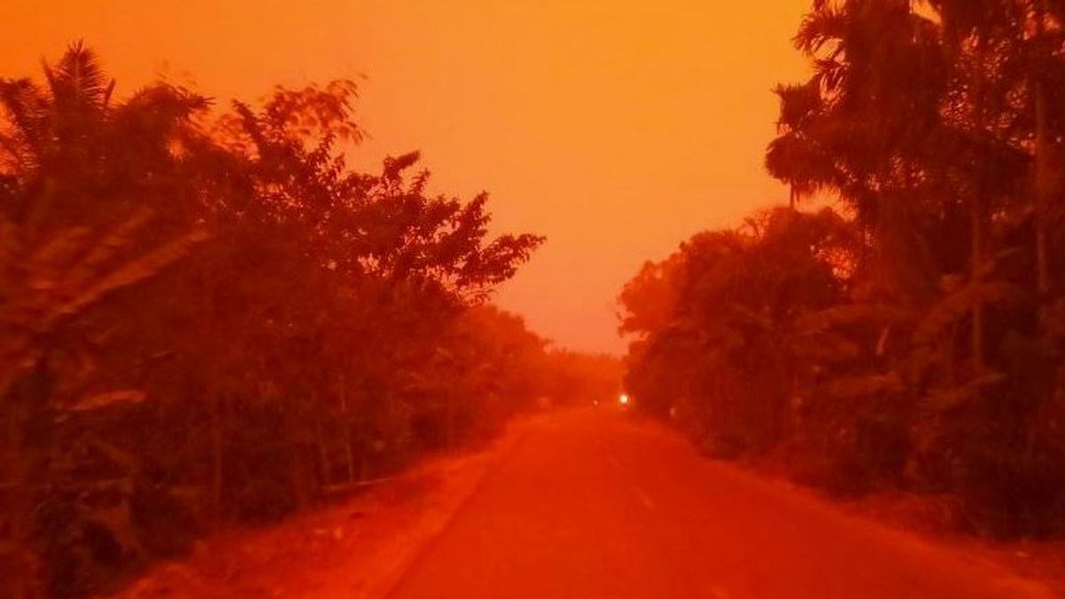 No es Marte, es Indonesia: el humo de los incendios tiñe el cielo de rojo