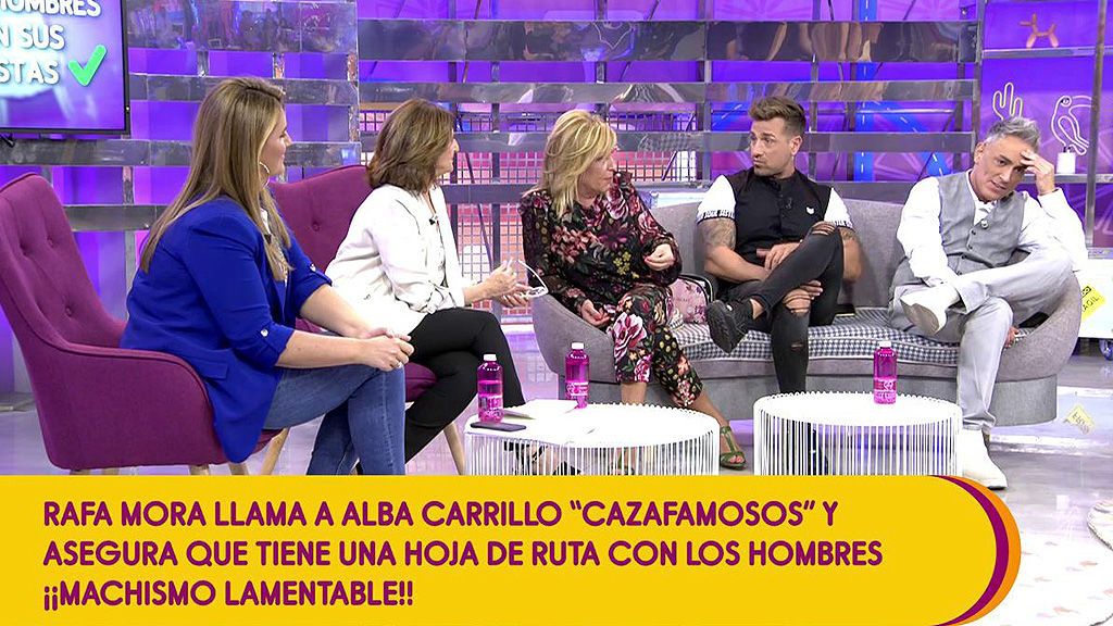 Geles Hornedo y el micromachismo de Rafa Mora: llamó "cazafamosos" a Alba Carrillo