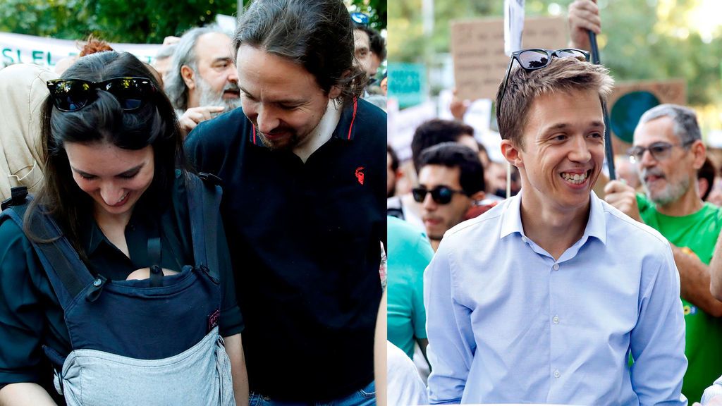 Iglesias y Errejón coinciden en la manifestación contra el cambio climático en Madrid Iglesias y Errejón coinciden en la manifestación contra el cambio climático en Madrid