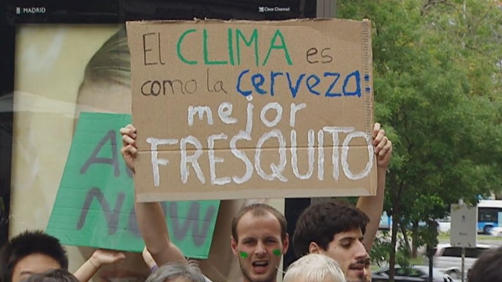 "El clima es como la cerveza mejor fresquito"