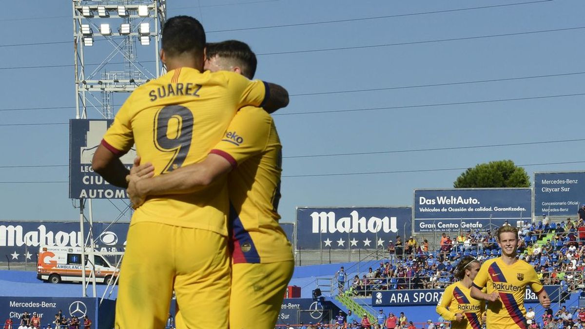 El Barcelona supera al Getafe y aprieta la zona alta de LaLiga antes del 'derbi' (0-2) El Barcelona supera al Getafe y aprieta la zona alta de LaLiga antes del 'derbi' (0-2)