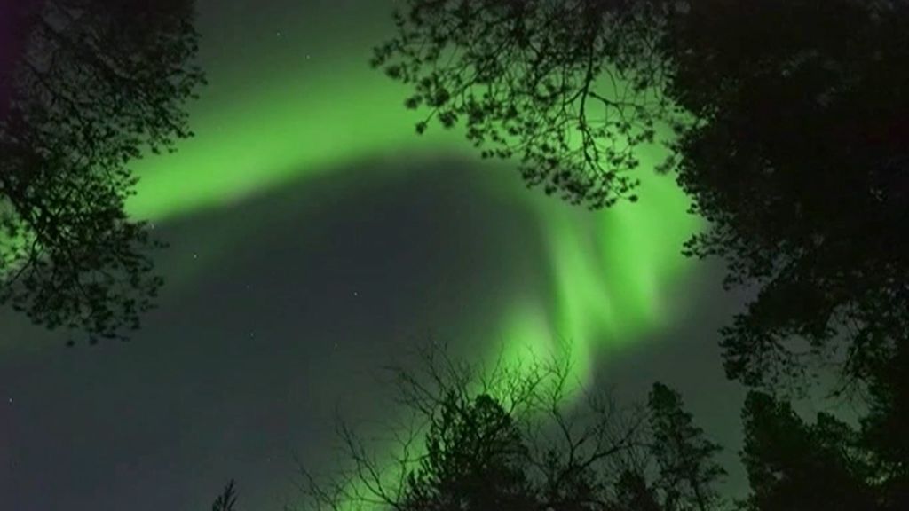 Las auroras boreales del cielo de Laponia, un auténtico espectáculo de la naturaleza
