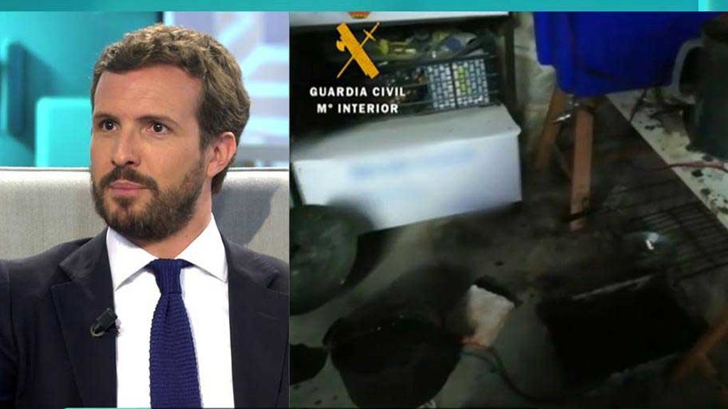 Pablo Casado: "Se ha cruzado una línea roja, apoyaremos cualquier actuación del gobierno de Cataluña"