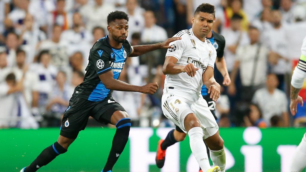 Casemiro salva in extremis un empate para el Real Madrid ante el Brujas (2-2)