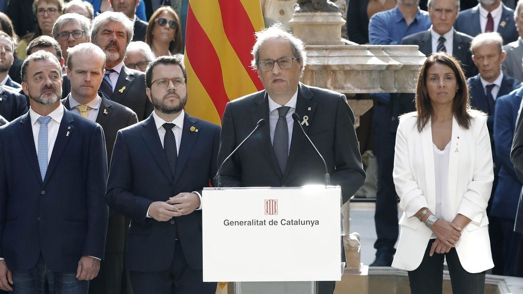 Declaración institucional el 1-O para "avanzar sin excusas hacia la República catalana"