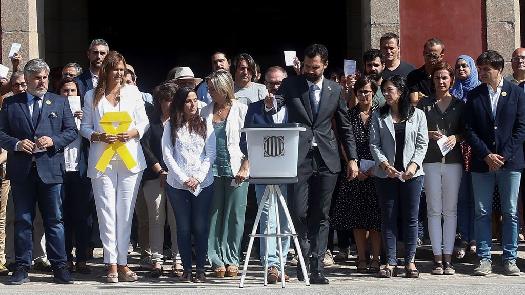 El Parlament simula la votación del 1-O