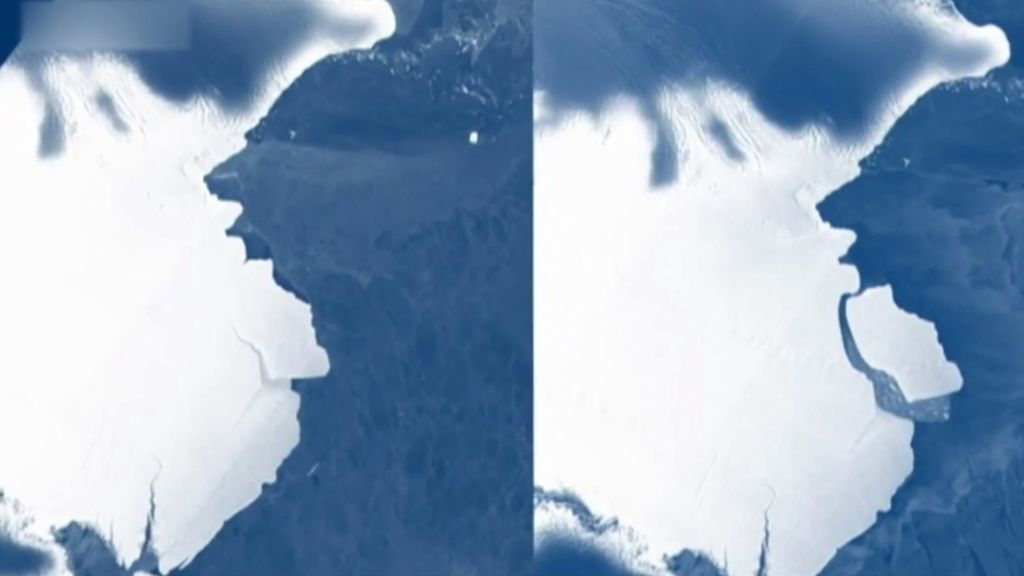 Un Iceberg del tamaño de dos veces Menorca se ha desprendido de la Antártida