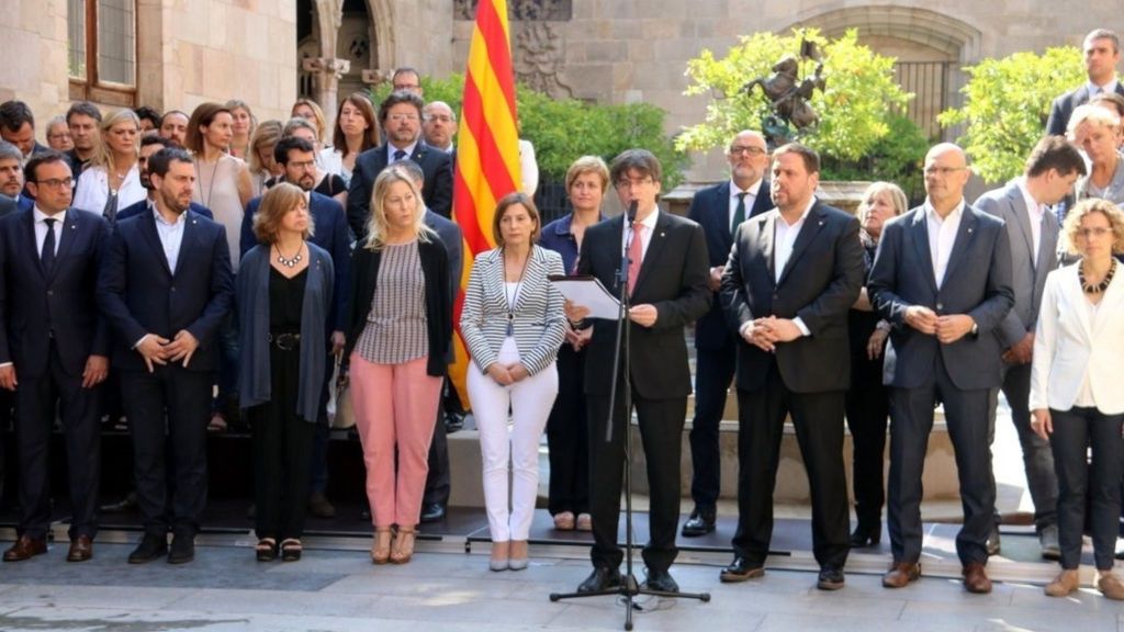 PUIGDEMONT ANUNCIO REFERENDUM