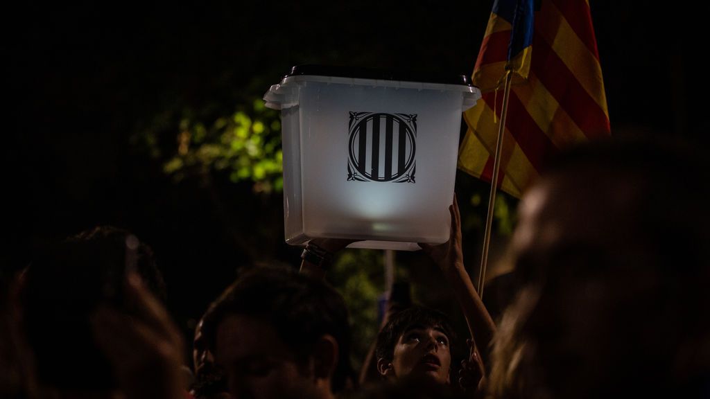 Las manifestaciones en el aniversario del referéndum del 1-O pierden adeptos Las manifestaciones en el aniversario del referéndum del 1-O pierden adeptos