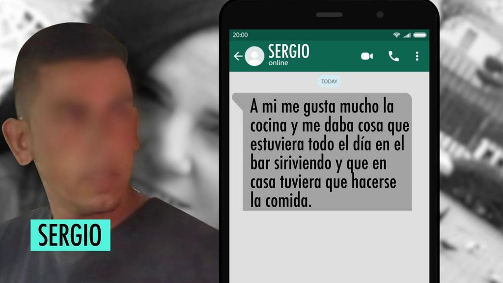Mensajes de Sergio, el novio de Dana