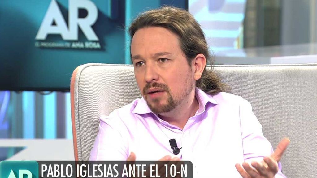 Pablo Iglesias: "Si llega la crisis, los recortes que se hagan por arriba"