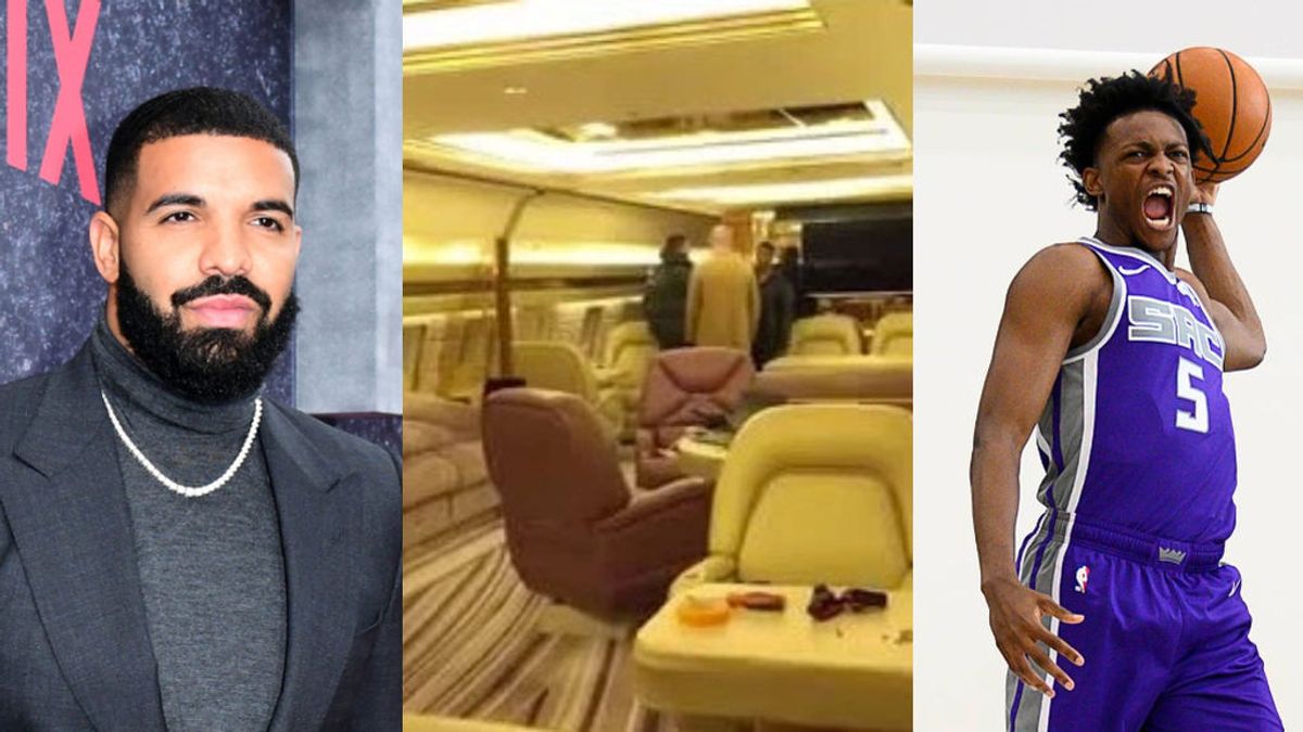 Drake presta a los Saramento Kings un jet privado de 170 millones de euros para que puedan viajar a la pretemporada