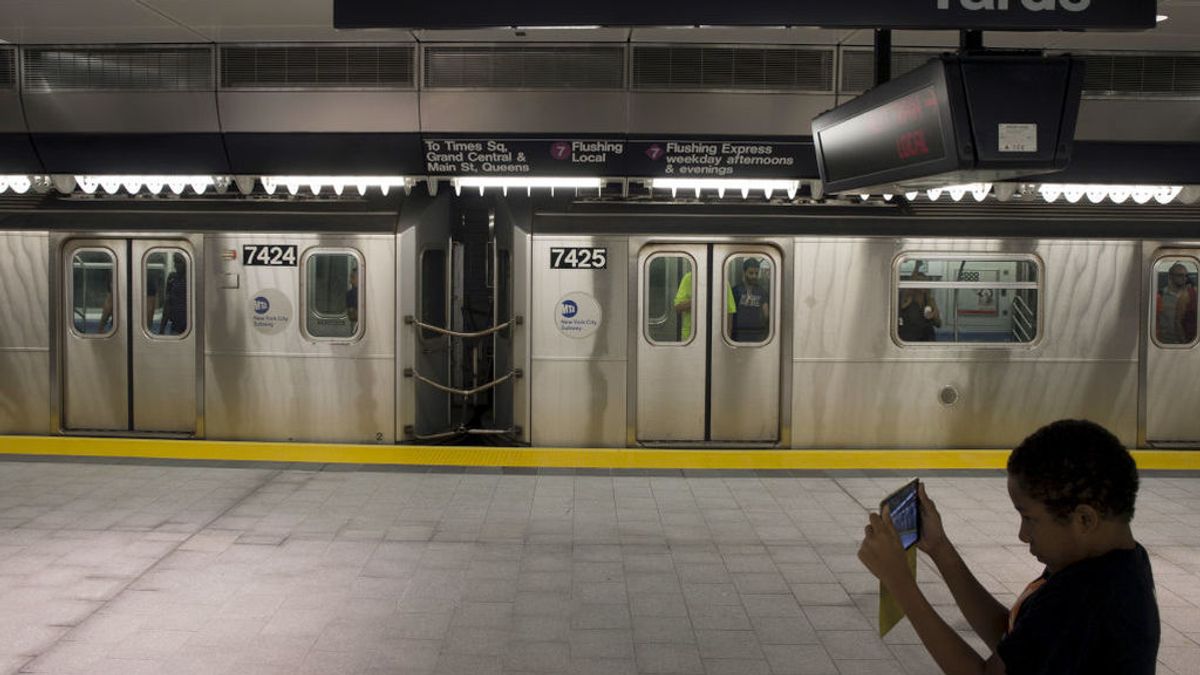 Emily Zamourka, la mendigo que se ha hecho viral cantando Puccini a un policía en el metro de de Los Ángeles Emily Zamourka, la mendigo que se ha hecho viral cantando Puccini a un policía en el metro de de Los Ángeles