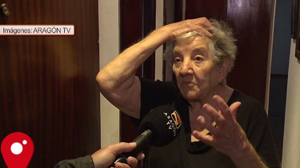 El vídeo de la mujer de 90 años atracada y golpeada en un portal en Zaragoza