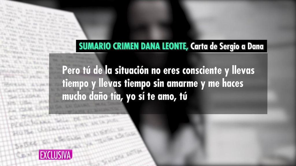 Exclusiva: la nota que Sergio escribió a Dana antes de su desaparición