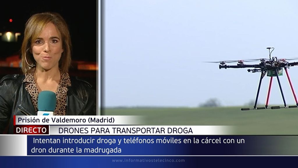 Intentan introducir móviles y droga con un dron en la cárcel de Valdemoro