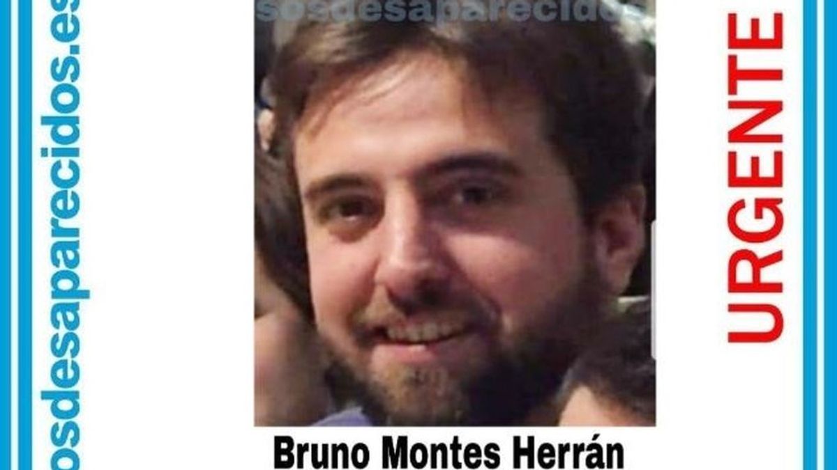 Buscan a Bruno Montes Herrán, de 29 años, desaparecido en Santander desde el 2 de octubre