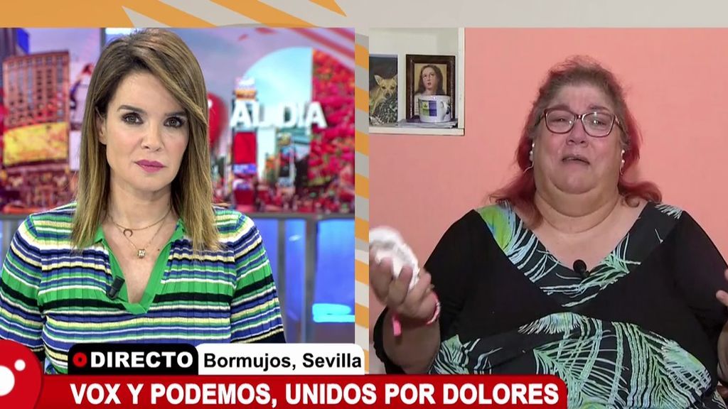 Dolores llora desesperadamente en directo y le pide al juez que no la desahucien: “Por humanidad, busque otra alternativa”