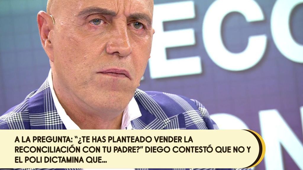 Las preguntas inéditas del Polígrafo de Diego Matamoros: "¿Has pensado en vender la reconciliación con tu padre?"