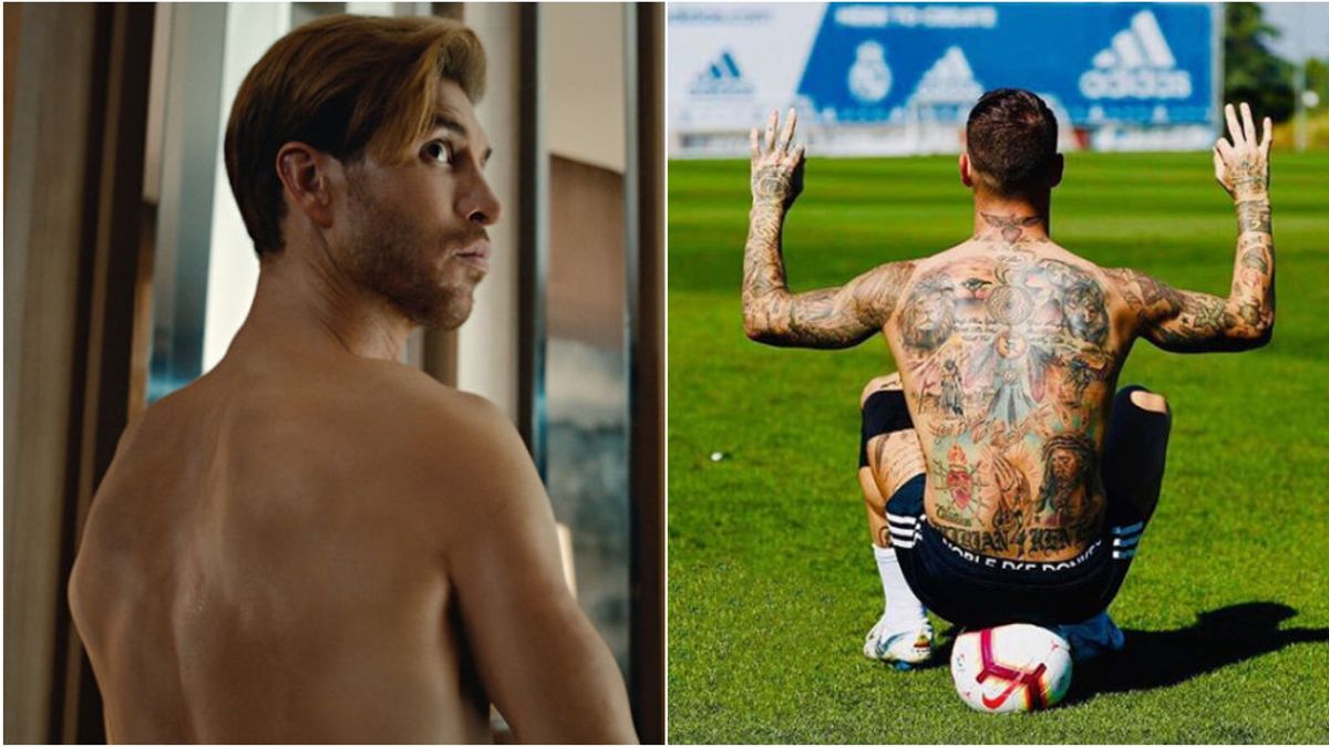 Sergio Ramos sorprende a sus seguidores y se borra todos sus tauajes