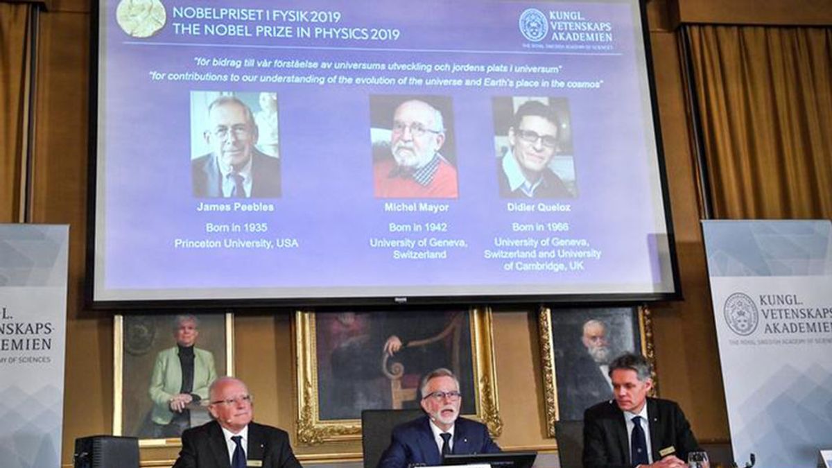 El Premio Nobel de Física 2019 va para los exploradores del cosmos El Premio Nobel de Física 2019 va para los exploradores del cosmos