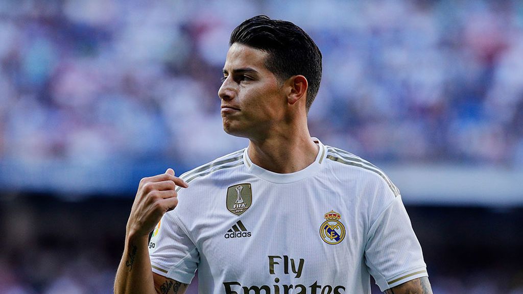 James busca el sí de Zidane con esfuerzo y fe James busca el sí de Zidane con esfuerzo y fe