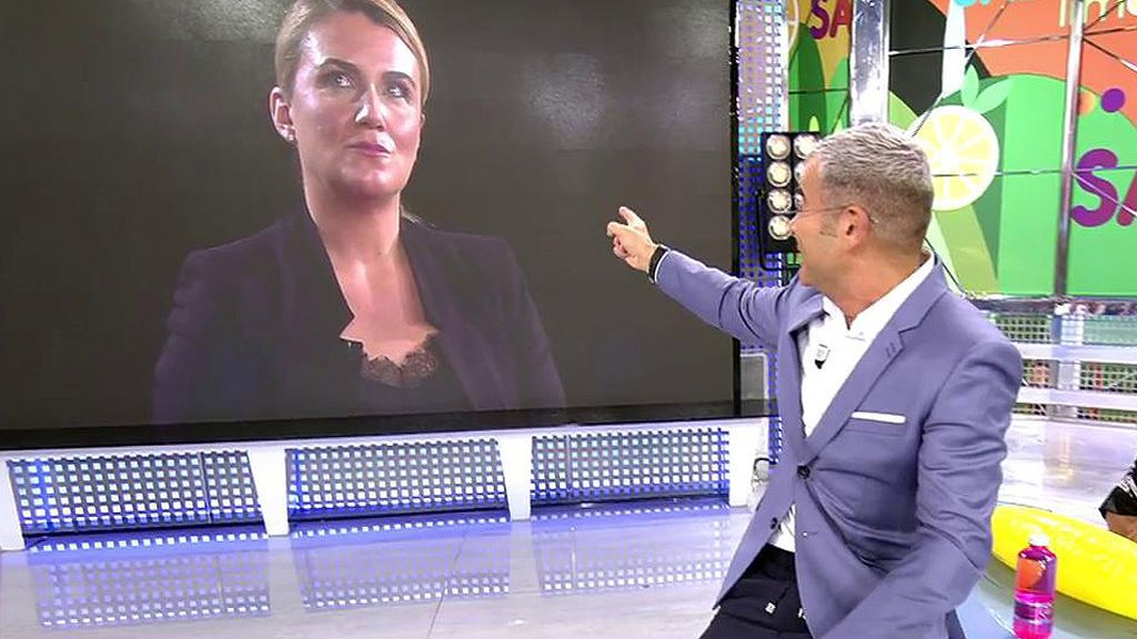 El (contagioso) ataque de risa de Jorge Javier Vázquez ante la inesperada respuesta de Carlota Corredera en 'GH VIP'