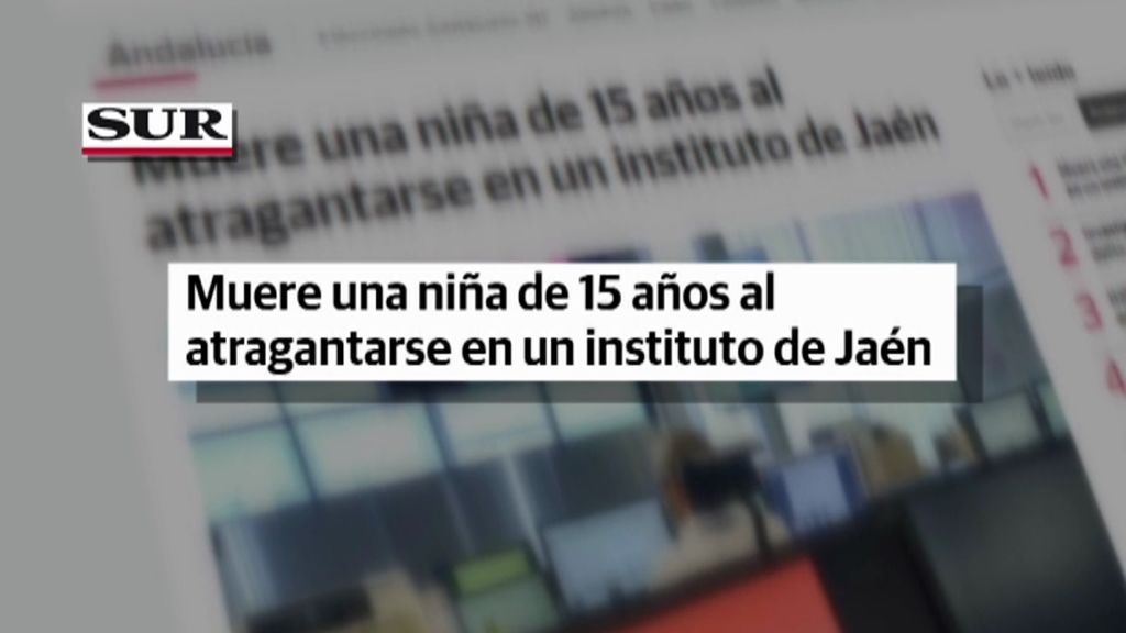 Una joven de 15 años muere en Jaén atragantada con un bocadillo de jamón