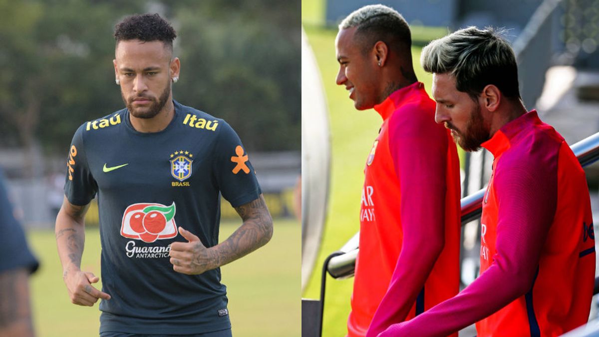 Neymar defiende sus 'privilegios' con Brasil comparándose con Messi : "El Barcelona hacía lo que él pedía"