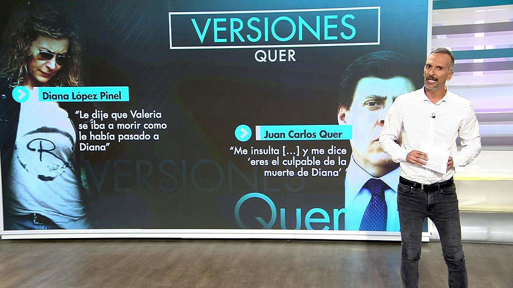 Juan Carlos Quer y Diana López-Pinal: dos versiones radicalmente opuestas de su altercado