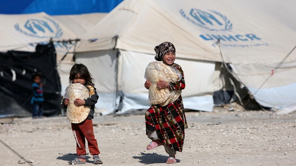 Los desplazados a causa de la ofensiva de Turquía en Siria Los desplazados a causa de la ofensiva de Turquía en Siria