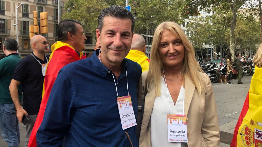 David Martínez y Laura Aliaga de la nueva entidad Foment Català