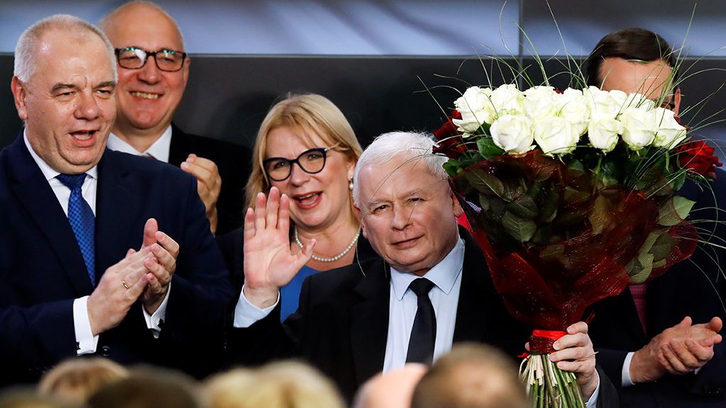 Los ultraconservadores del partido Ley y Justicia ganan las elecciones en Polonia Los ultraconservadores del partido Ley y Justicia ganan las elecciones en Polonia