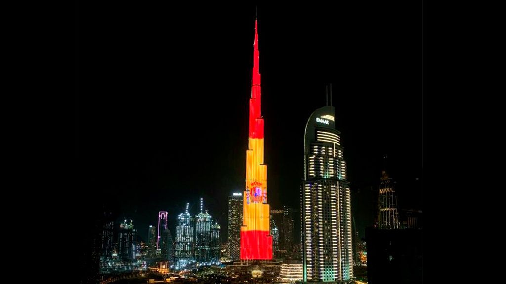 La bandera española en Burj Khalifa: ¿Cuánto cuesta anunciarse en él