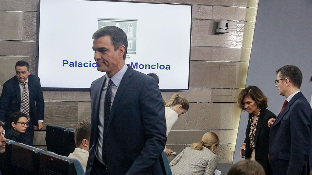 Pedro Sánchez, en Moncloa Pedro Sánchez, en Moncloa