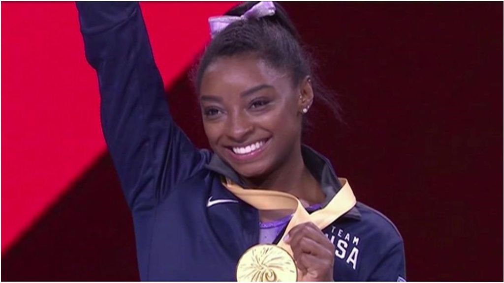 Simone Biles ya es historia de la gimnasia con sus 25 medallas mundiales