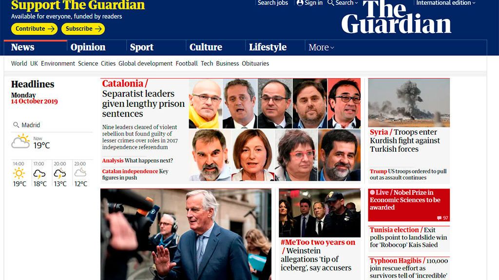 El procés en The Guardian