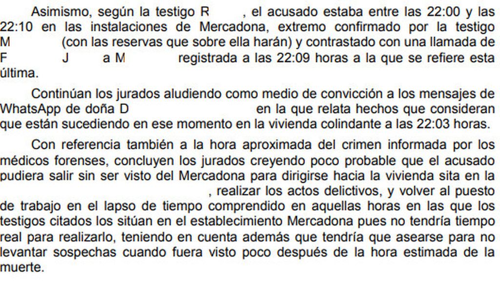 almonte sentencia whatsapp