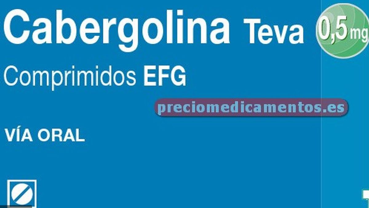 La Agencia Española del Medicamento solicita la retirada de un lote de Cabergolina Teva