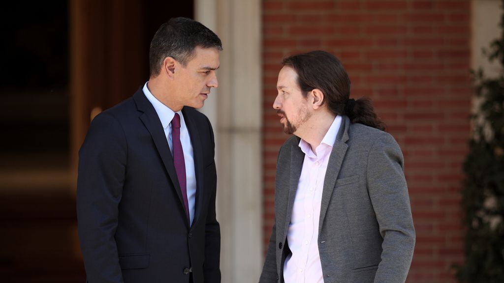 Pablo Iglesias comparece tras reunirse con Pedro Sánchez Pablo Iglesias comparece tras reunirse con Pedro Sánchez