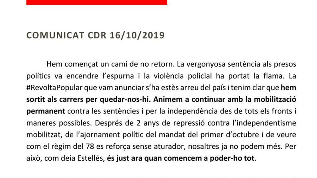 Comunicado CDR Comunicado CDR