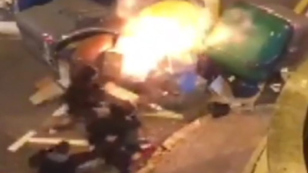 El héroe ciudadano que intentó apagar un  fuego en Cataluña con un extintor y fue agredido