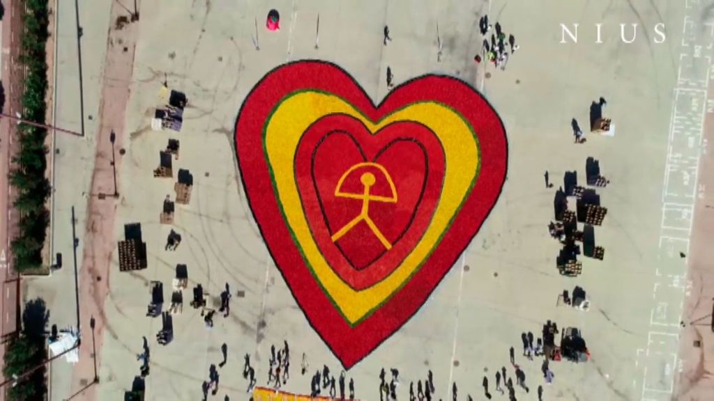 Corazón más grande del mundo en Almería