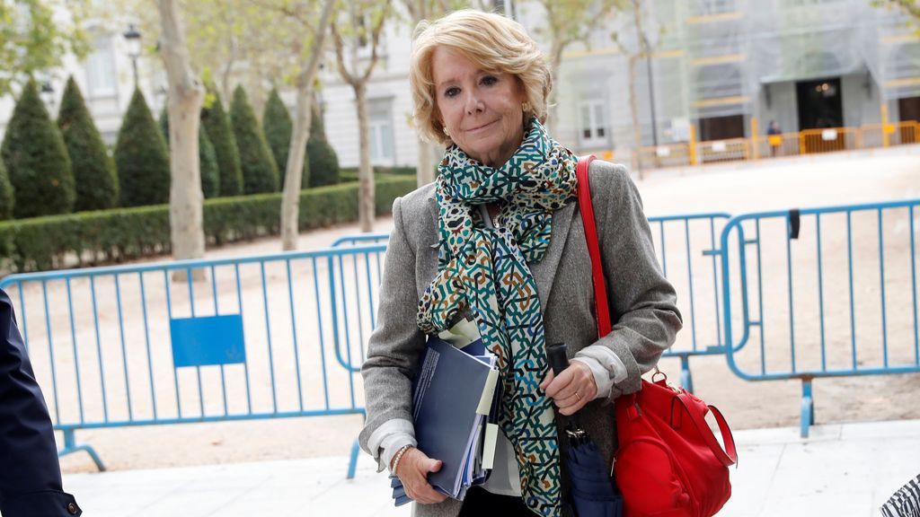 Financiación ilegal del PP de Madrid: Esperanza Aguirre se luce  interrumpiendo a las "fscalas" y acusándolas  de exagerar