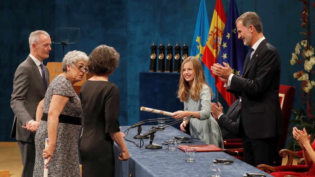 La princesa Leonor entrega el Premio Princesa de Asturias de Investigación Científica y Técnica 2019 a las biólogas estadounidense Joanne Chory y la argentina Sandra Myrna Díaz