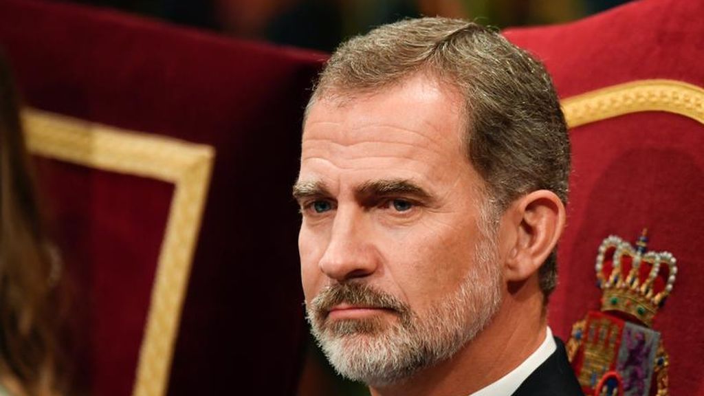El rey Felipe VI durante la ceremonia de entrega de los Premios Princesa de Asturias 2019