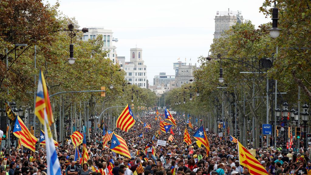 Barcelona, colapsada durante la huelga general